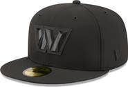 New Era Men's New Era Black Washington Commanders 2026 Sideline 59FIFTY Fitted Hat