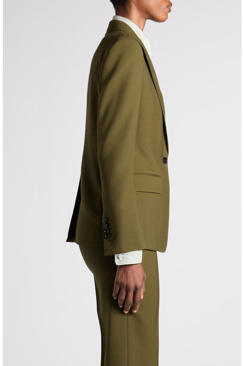 Virgin Wool Jacket, Alternate, color, IVY GREEN