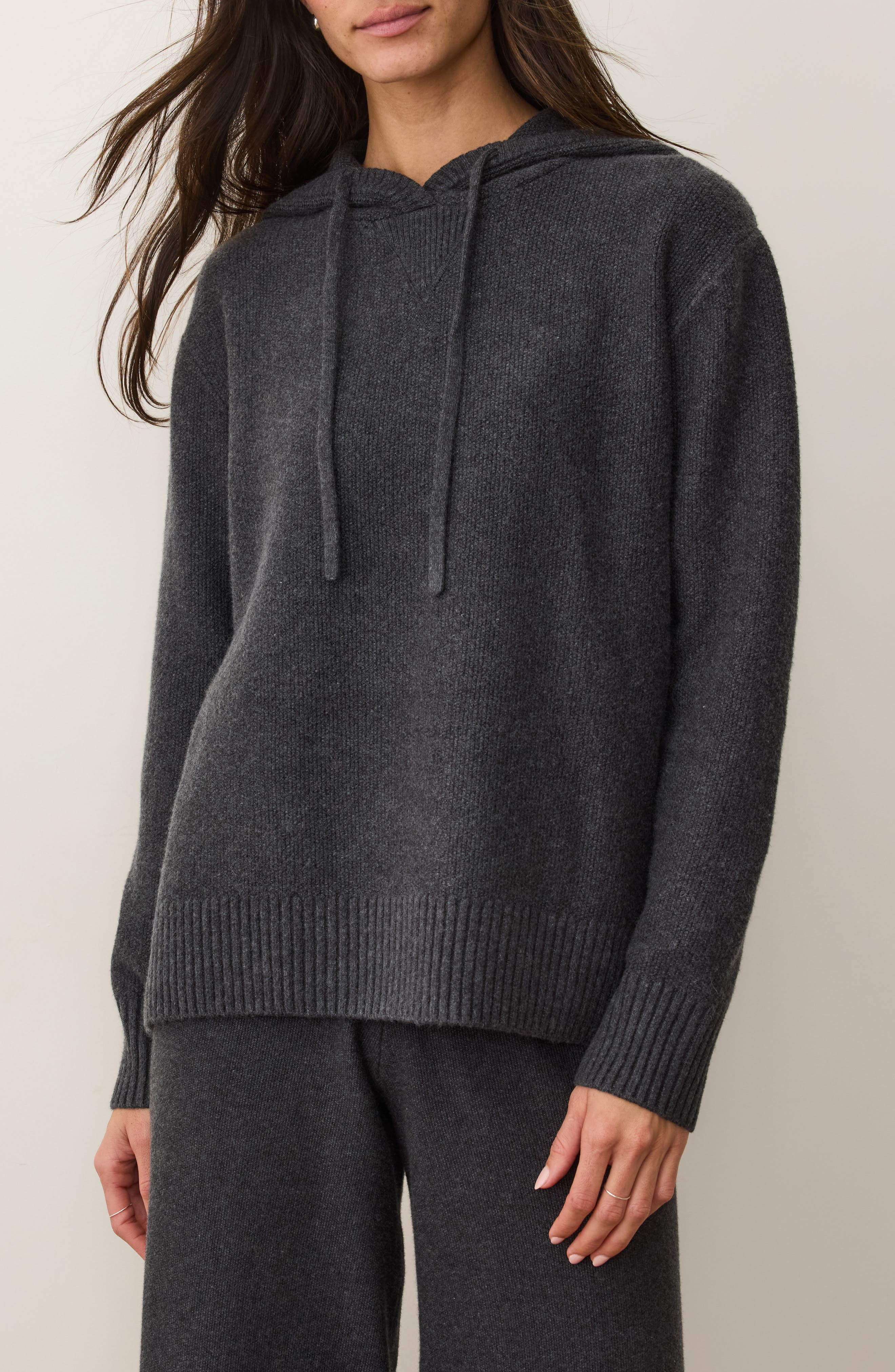Marine Layer Chalet Cotton Blend Knit Hoodie