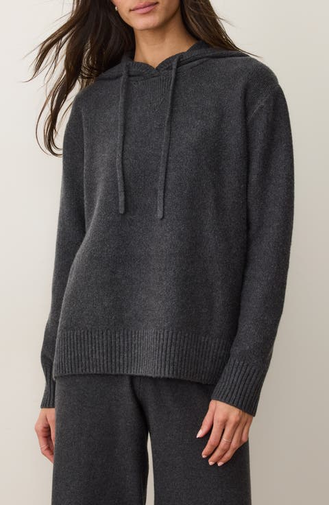 Chalet Cotton Blend Knit Hoodie