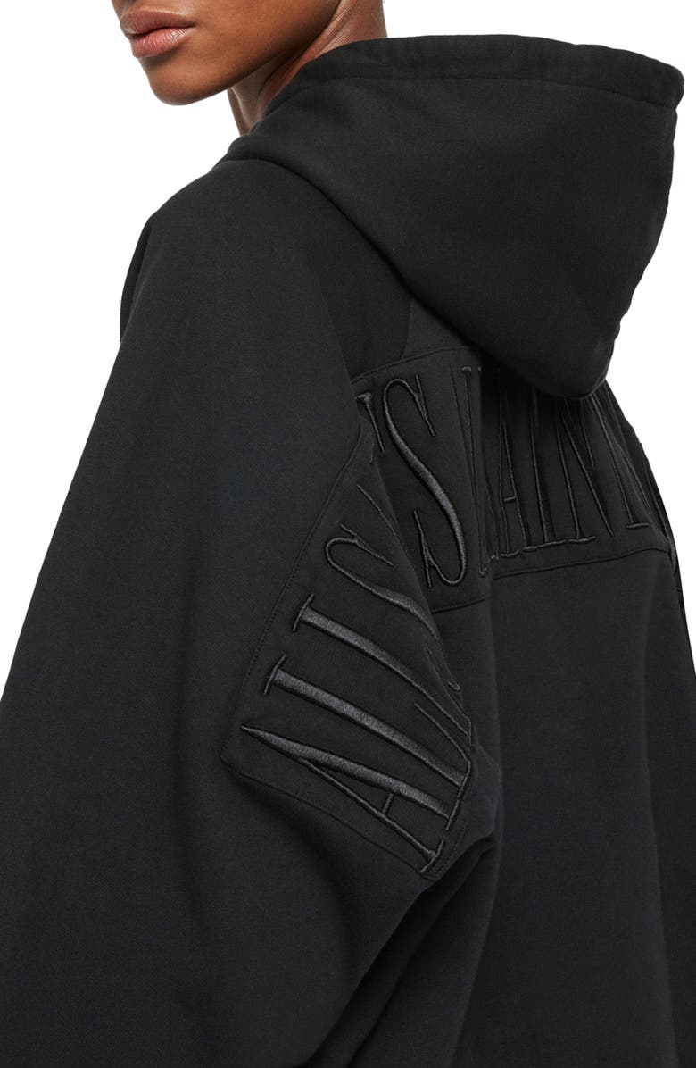 AllSaints Talon Embroidered Hoodie, Alternate, color,