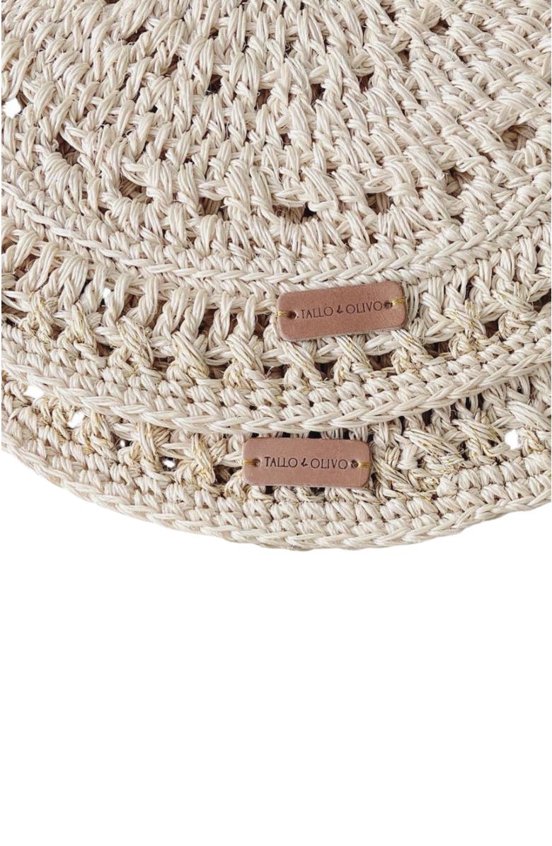 Tallo de Olivo Fique Pacific Placemats Set of 4, Alternate, color, Natural