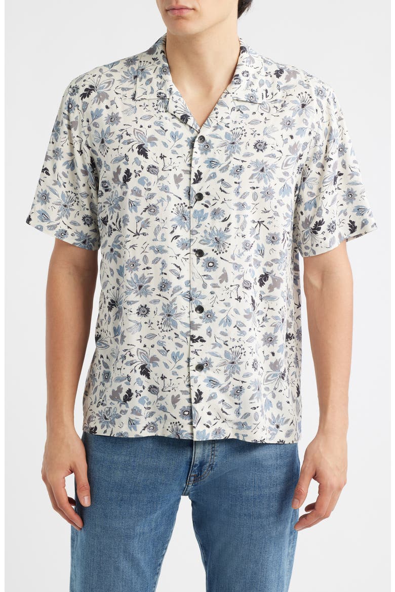 Avery Camp Shirt, Main, color, LUNA FLORAL