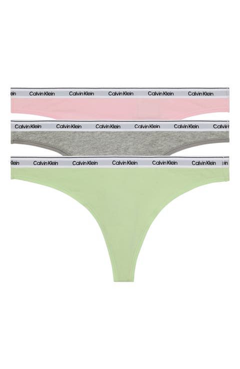 3-Pack Cotton Thongs