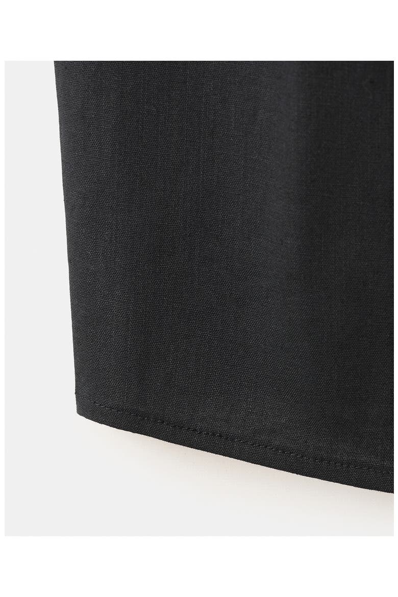 Sleeveless Linen Blend Top, Alternate, color, BLACK