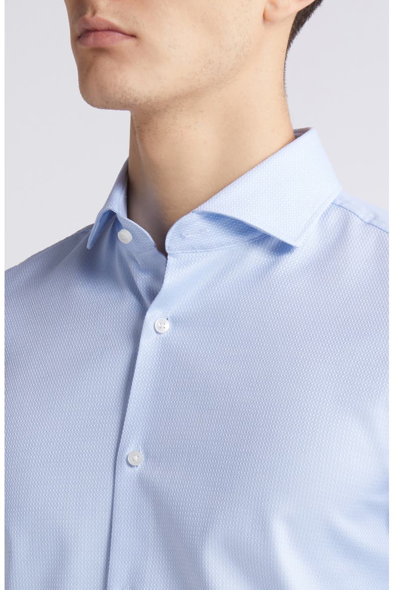 Hank Slim Fit Dress Shirt, Alternate, color, LT PAST/BU