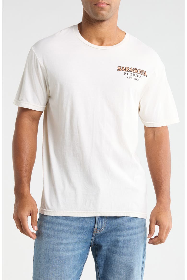 Sarasota Graphic T-Shirt, Main, color, WHISPER WHITE