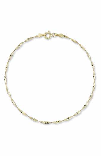 Ember Fine Jewelry 14K Gold Twisty Anklet