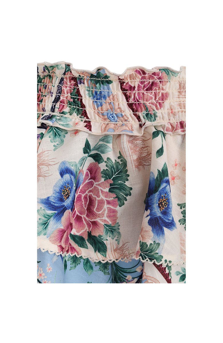 Agua Bendita Kids' Kavi Ivy Tiered Cover-Up Skirt, Alternate, color, Multicolor