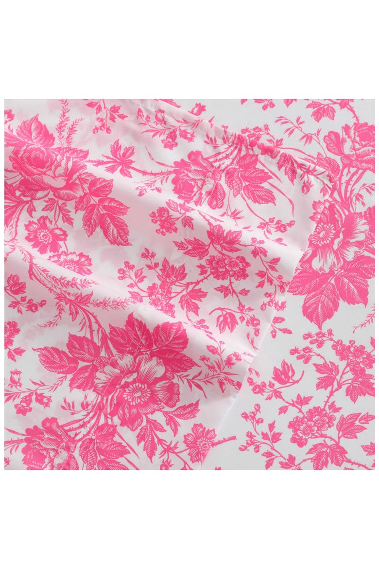 Toile Sheet Set, Alternate, color, PINK