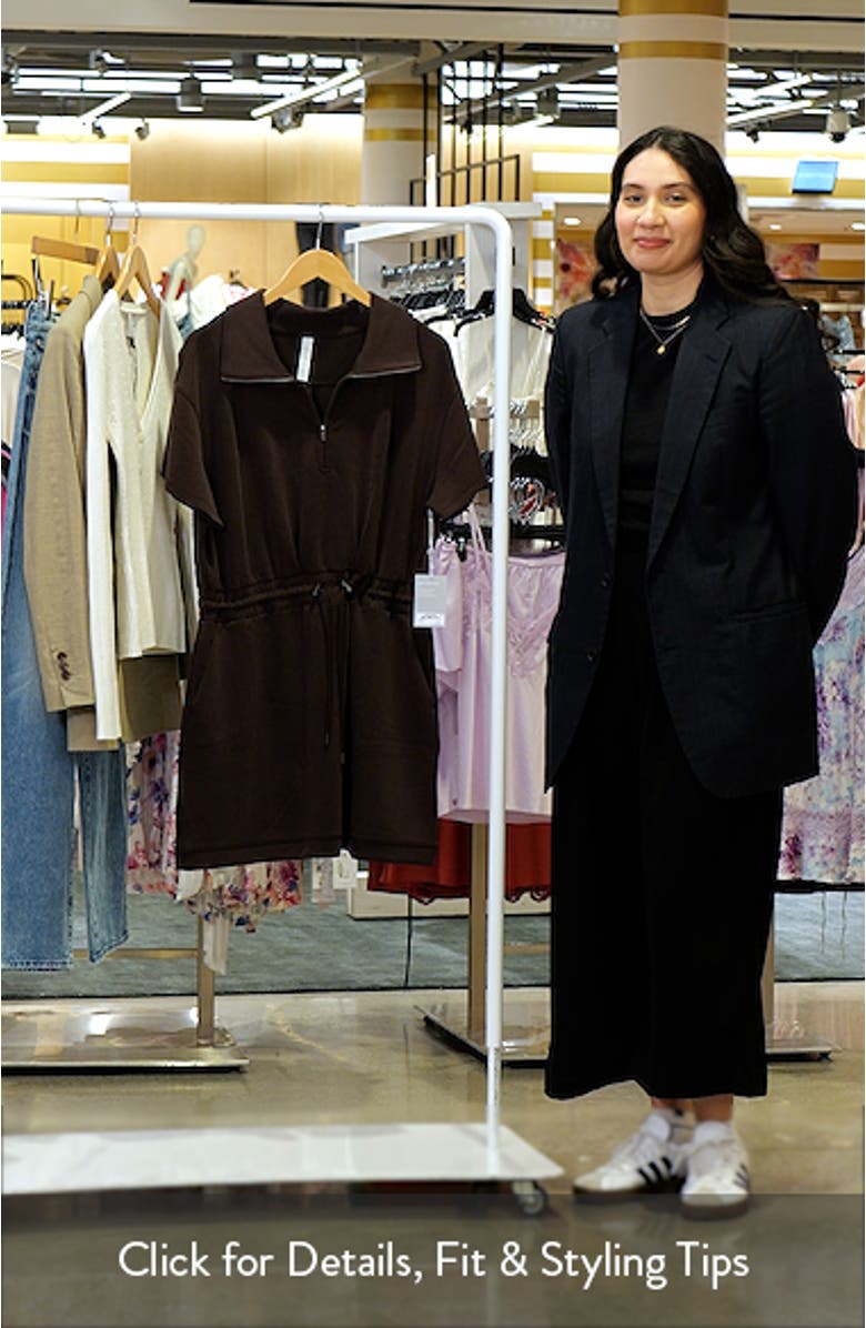 Ultra Soft Scuba Quarter Zip Dress
