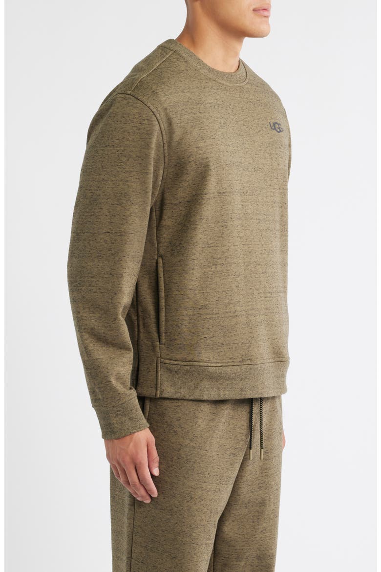 Nyles Relaxed Sweatshirt, Alternate, color, BURNT OLIVE HEATHER