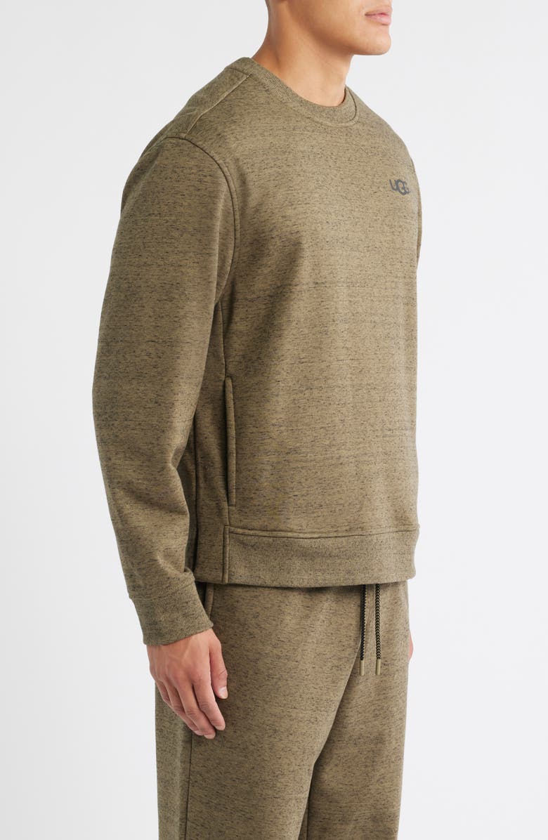 UGG<sup>®</sup> Nyles Relaxed Sweatshirt, Alternate, color, Burnt Olive Heather