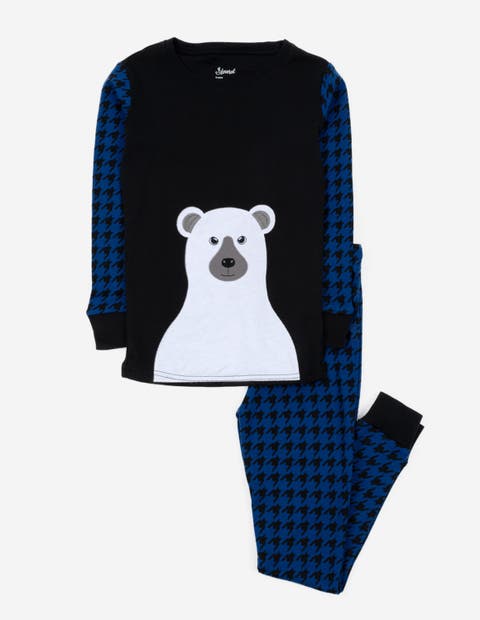 Two-Piece Printed Cotton Holiday Pajamas (Baby)