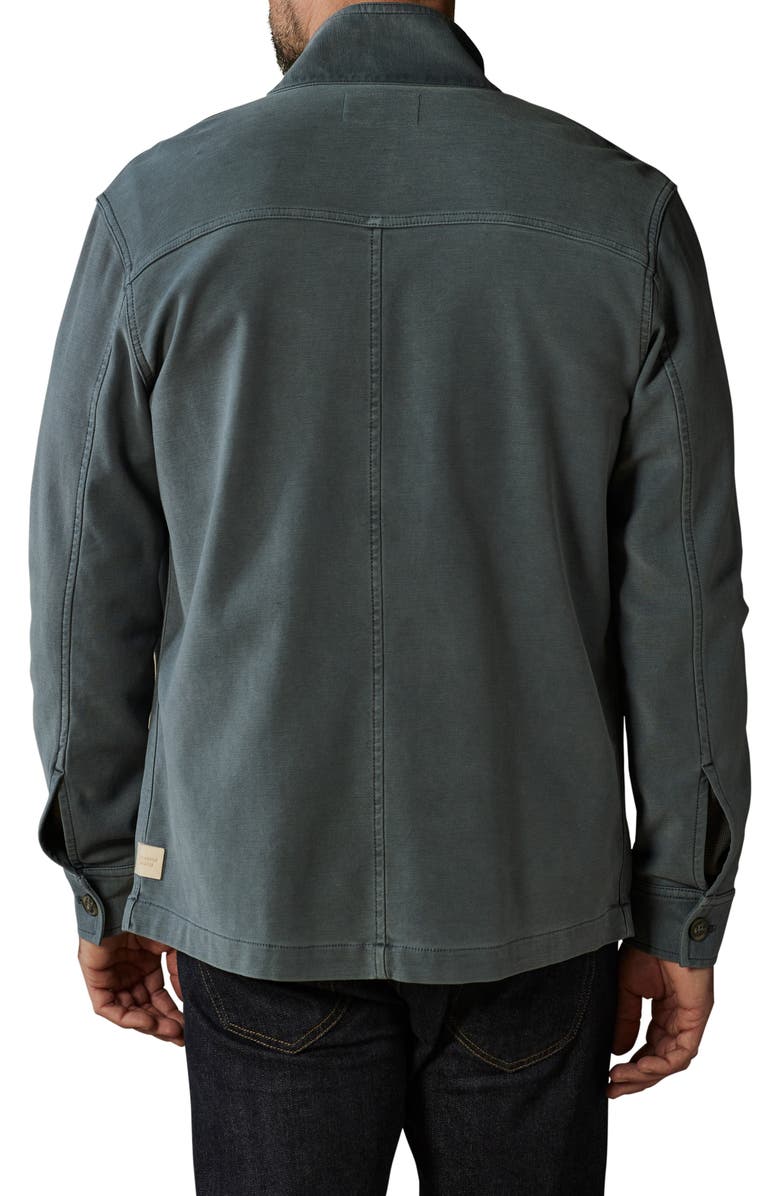 The Normal Brand Comfort Terry Cloth Chore Coat, Alternate, color, Waterloo