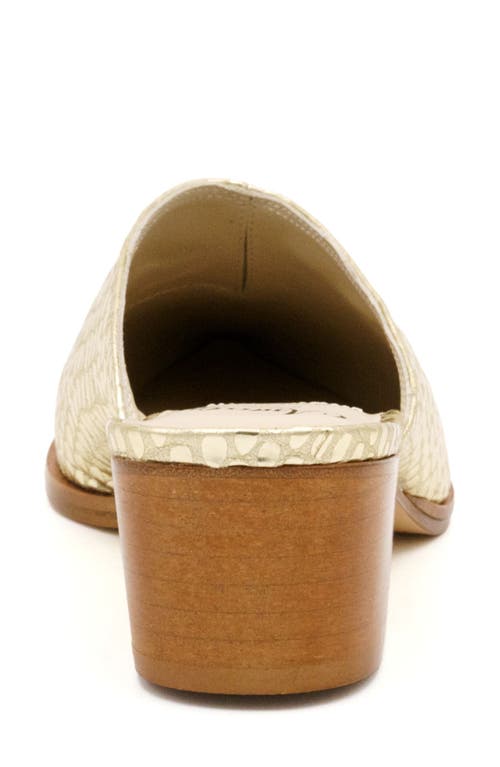 Amalfi By Rangoni Pensiero Pointed Toe Mule In Platino Alabama