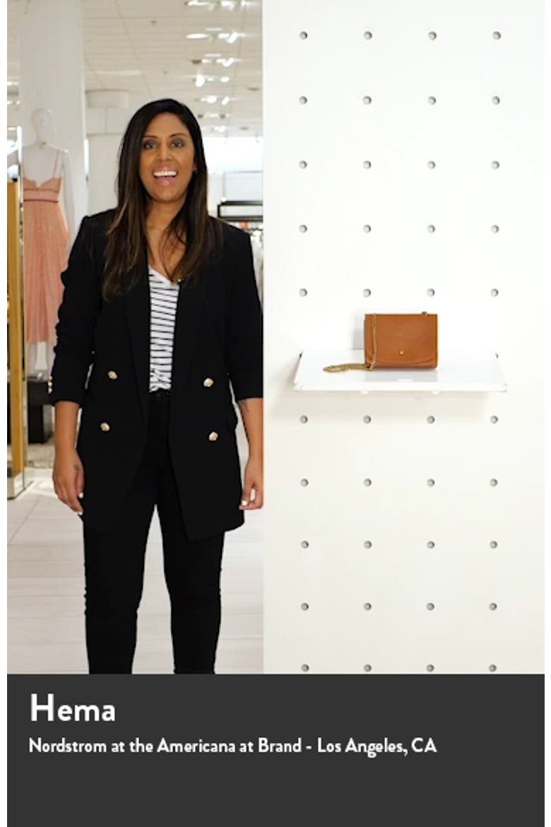 Ava Leather Flap Crossbody Bag video