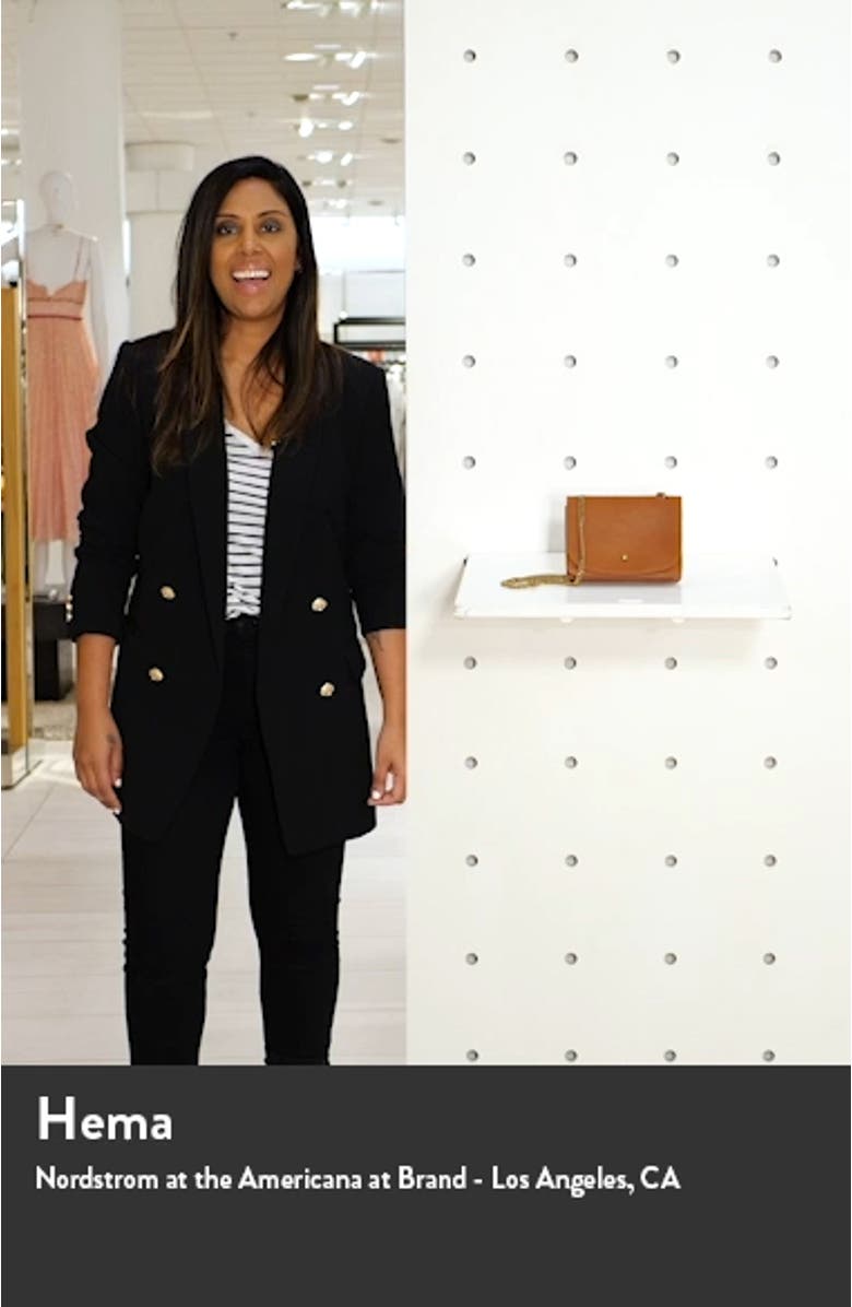 Ava Leather Flap Crossbody Bag, sales video thumbnail