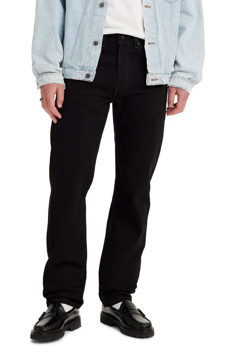 Levi's 505<sup>™</sup> Relaxed Straight Leg Jeans, Main, color, Somewhere Beyond Rin