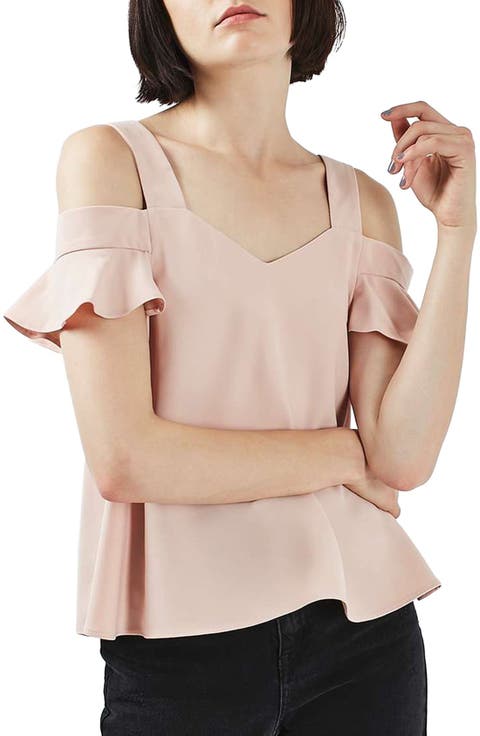 'Polly' Ruffle Bardot Top