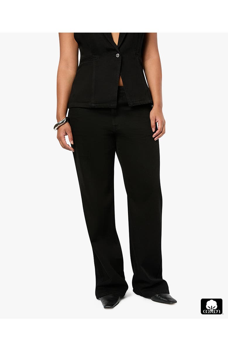 WeWoreWhat Mid Rise Slim Straight Pant, Main, color,