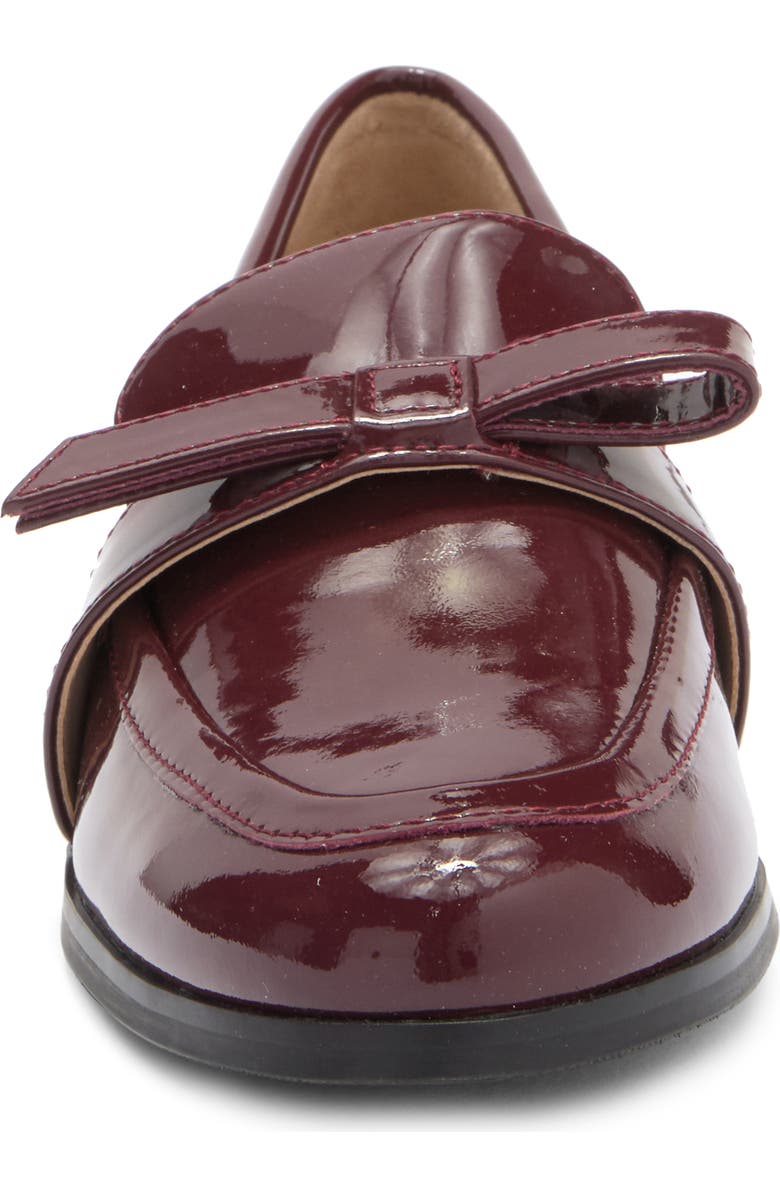 Stuart Weitzman Emma Bow Loafer, Alternate, color, Cabernet