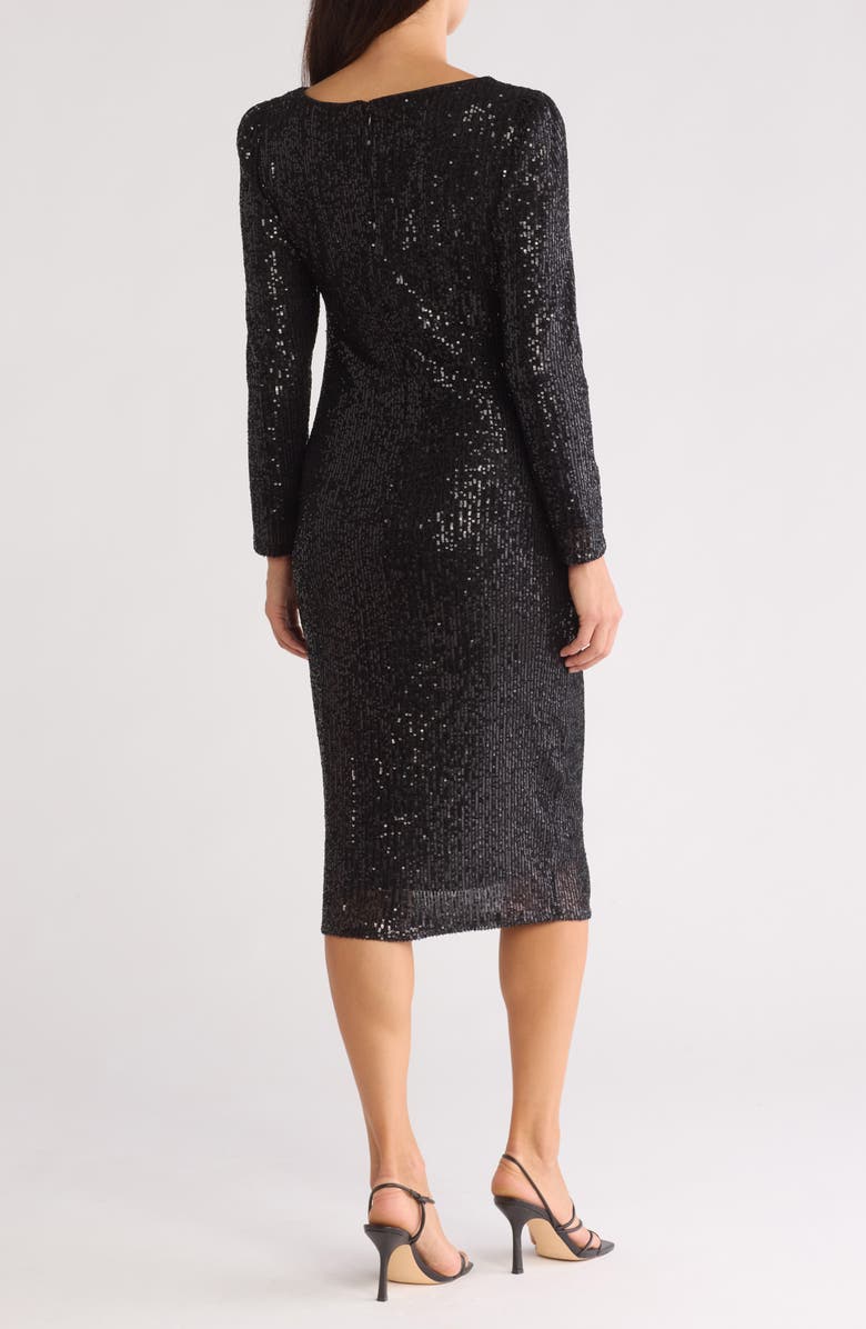 Nanette Lepore Sequined Body-Con Dress, Alternate, color, 
