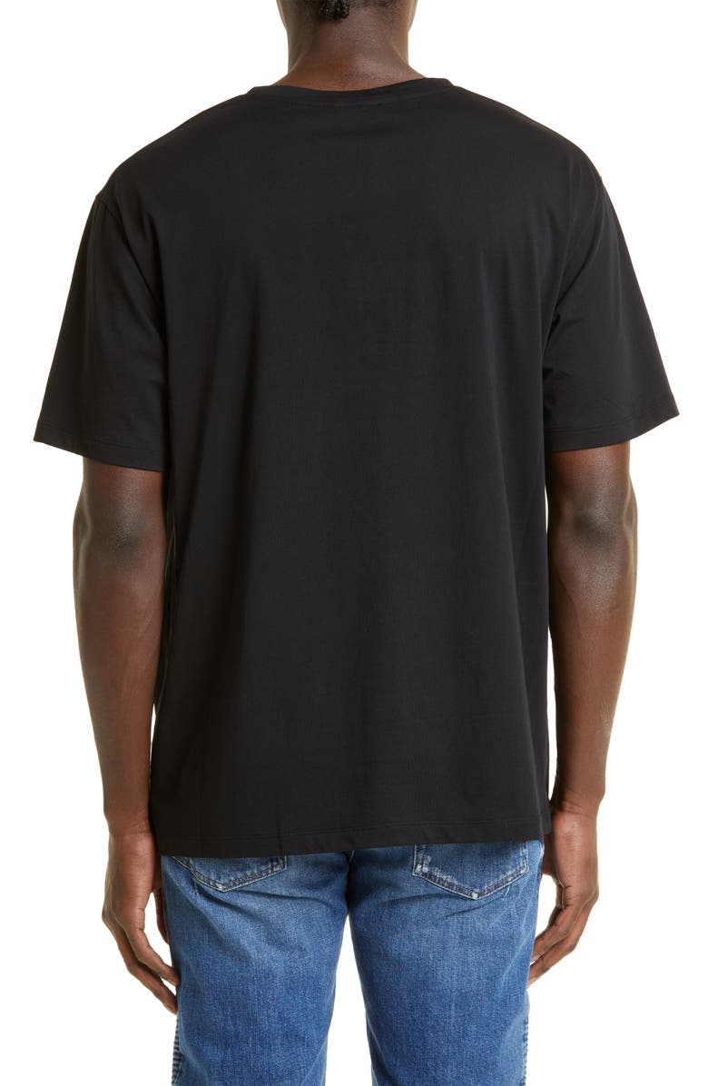 Balmain Logo Cotton Graphic Tee, Alternate, color, 