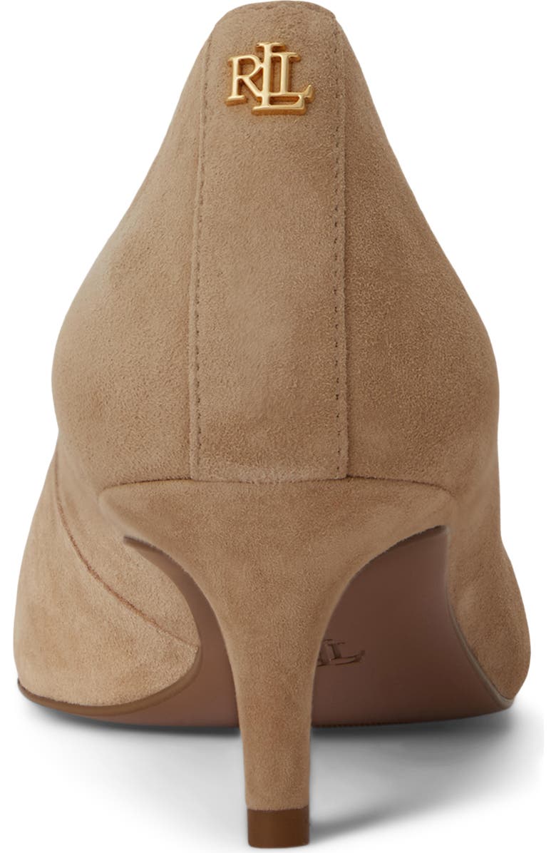 Ralph Lauren Adrienne Pointed Toe Pump, Alternate, color, Tan