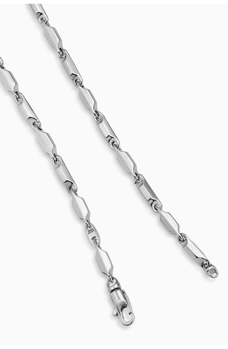 Oradina Men's Sterling Silver Marine Link Chain, Alternate, color, Silver