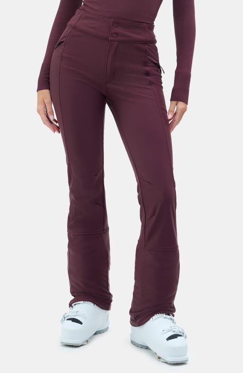 Halfdays Emma Water Resistant Fleece Lined Ski Pants In Purple