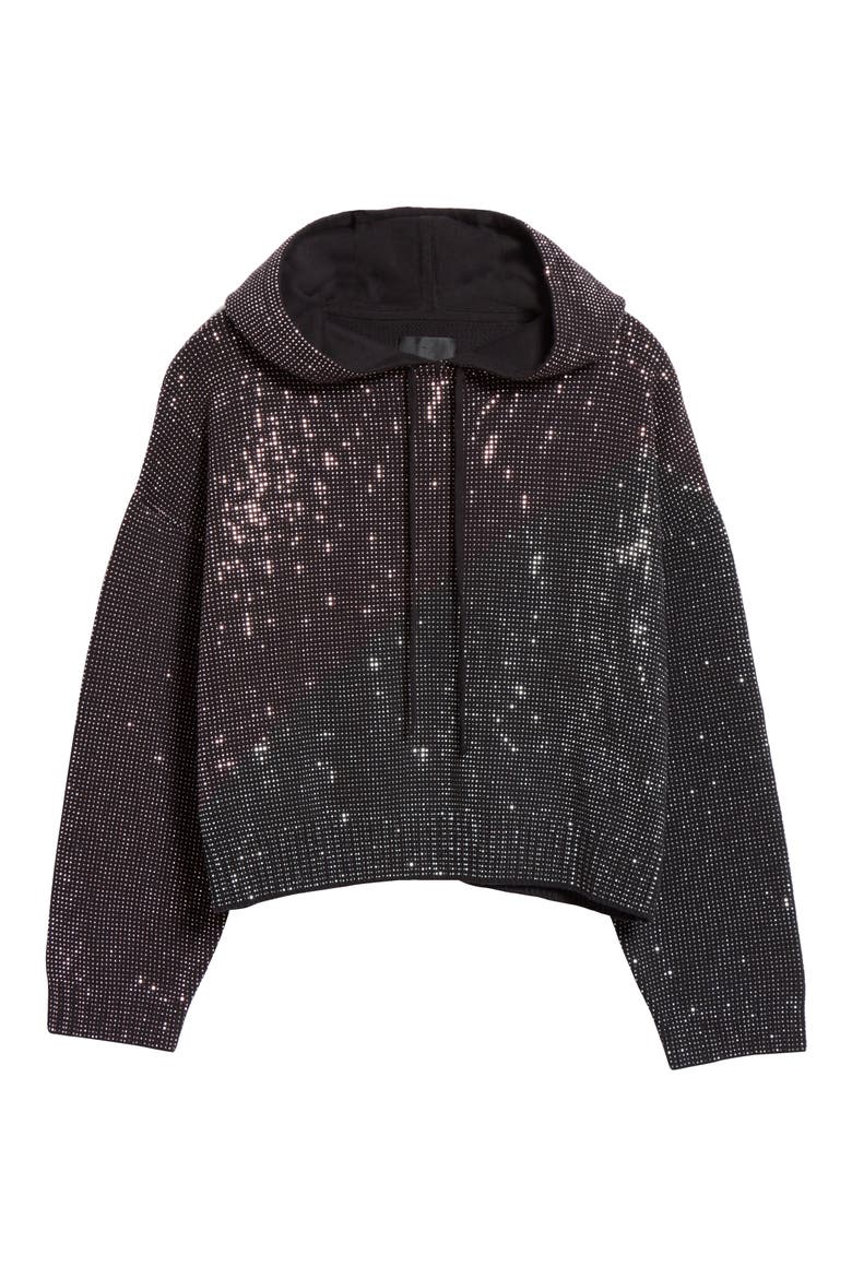 Marvin Rhinestone Hoodie, Alternate, color, PINK/ SILVER STUD
