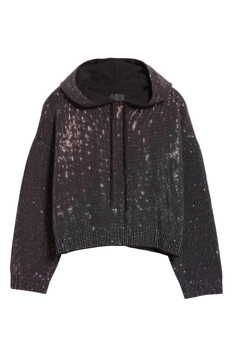 RtA Marvin Rhinestone Hoodie, Alternate, color, 