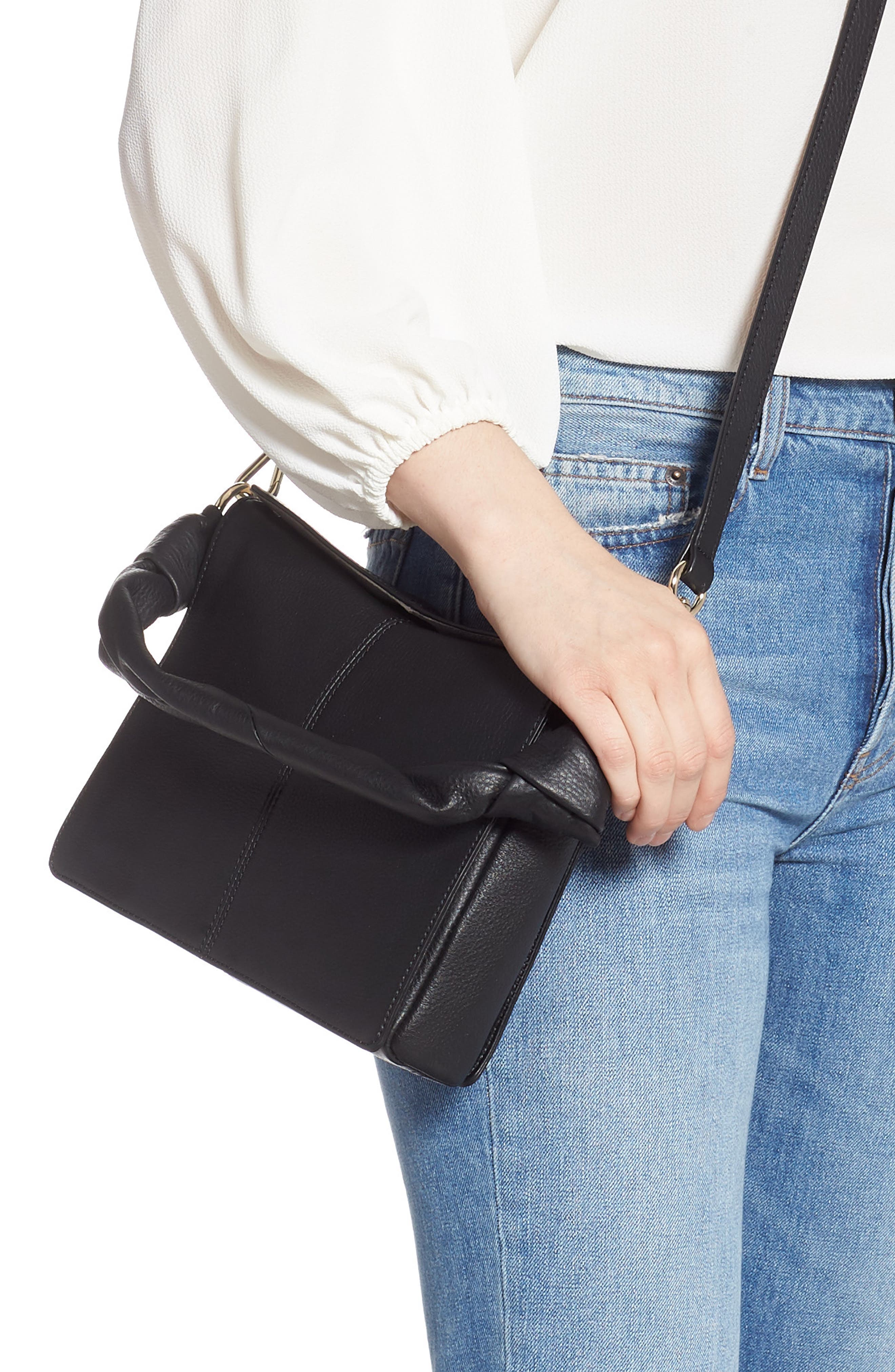 Vince Camuto Dian Leather Top Handle Bag, Alternate, color, 