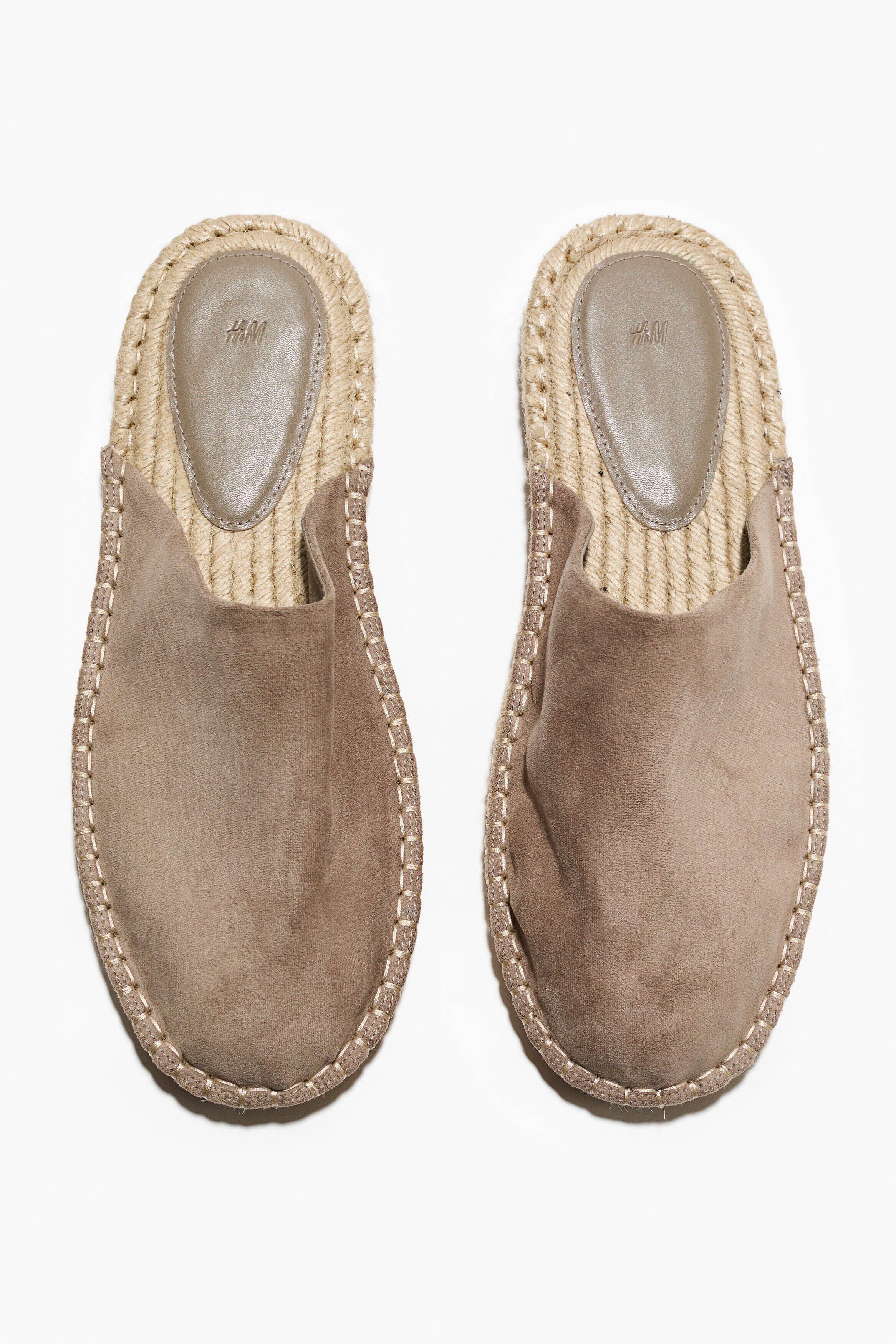 H&M Espadrille Mules, Alternate, color, Dark Beige