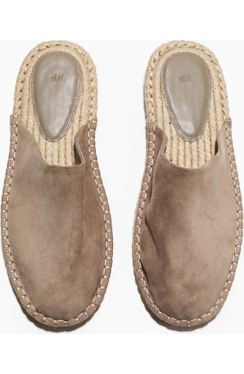 H&M Espadrille Mules, Alternate, color, Dark Beige