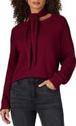 Wit & Wisdom Tie Neck Sweater