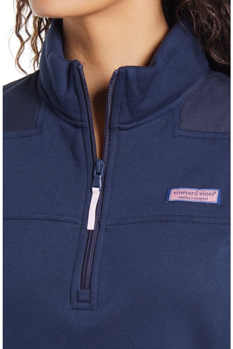 Shep Quarter-Zip Knit Shirt, Alternate, color, VINEYARD NAVY