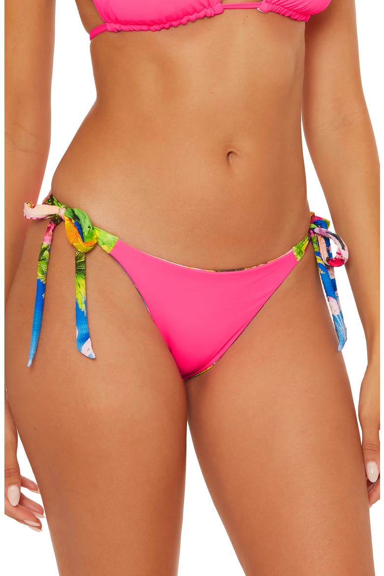 Positano Reversible Tie Side Bikini Bottoms, Alternate, color, MULTI