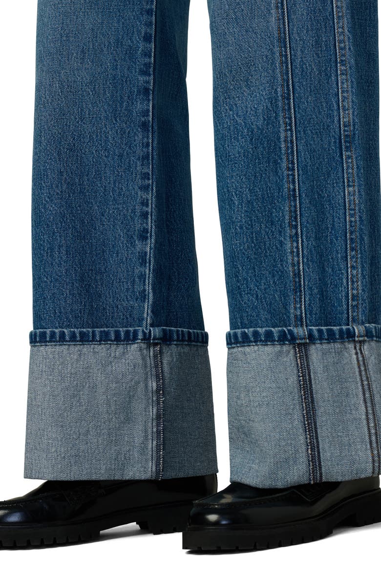 Joe's The Margot Cuffed High Waist Wide Leg Jeans, Alternate, color, 