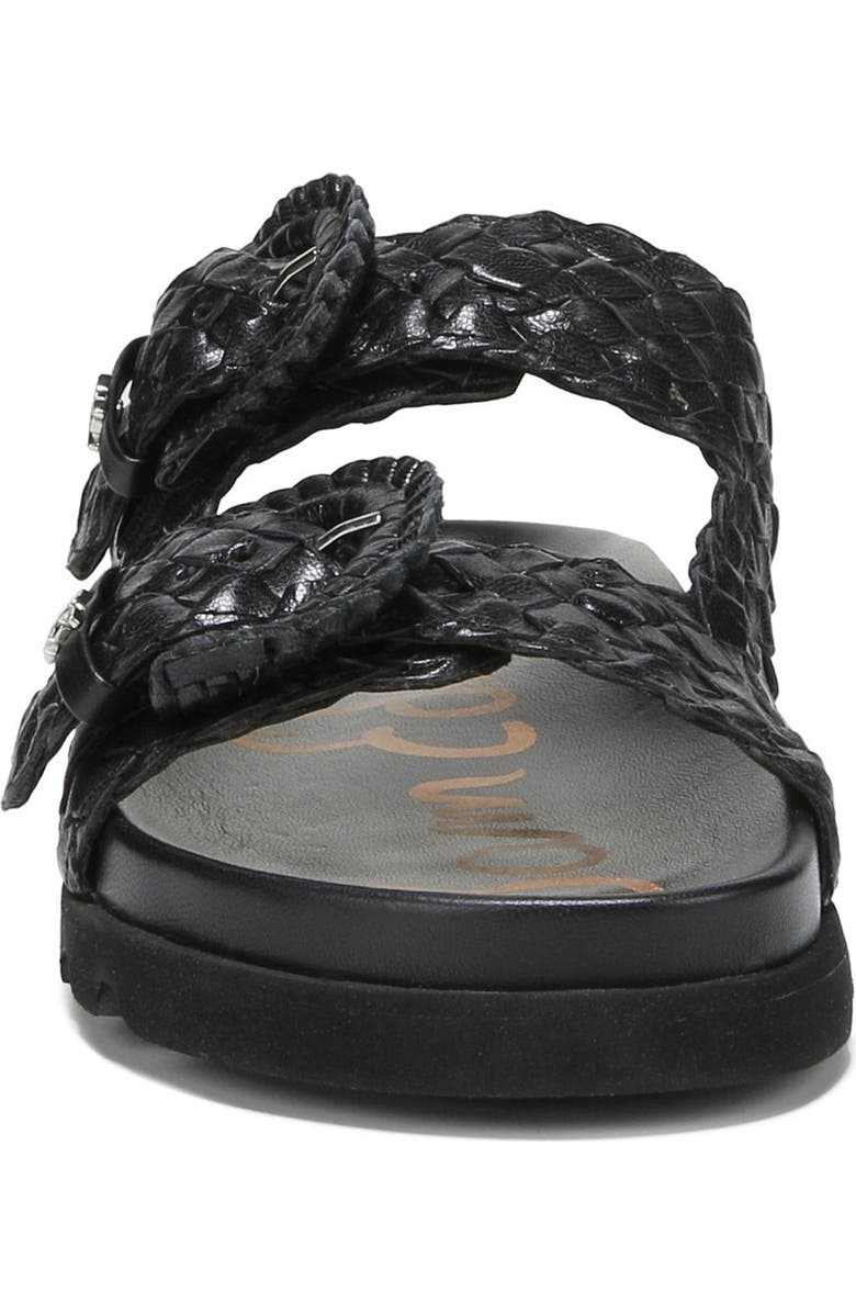 Sam Edelman Tiffanie Woven Two-Strap Sandal, Alternate, color, Black