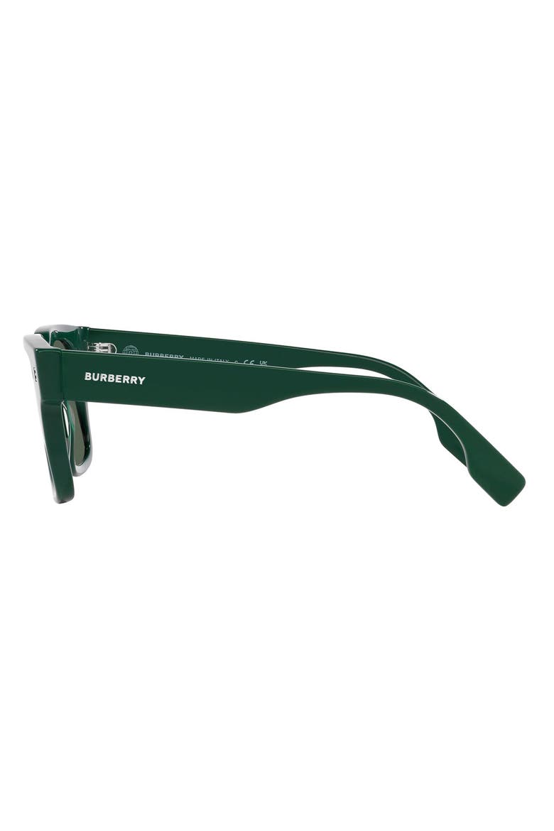 Hayden 54mm Rectangular Sunglasses, Alternate, color, GREEN