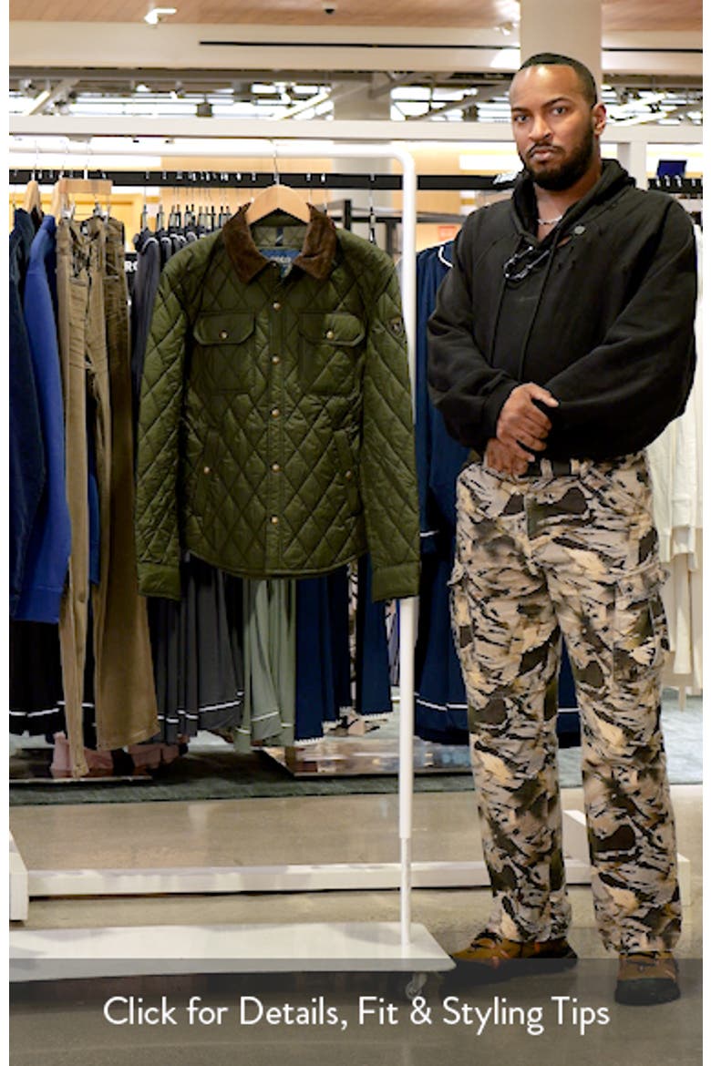 Diamond Quilted Shirt Jacket video