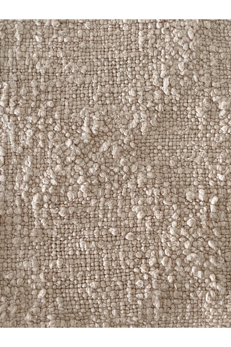 Cozy Cotton Boucle Euro Pillow with Down Alternative Insert, Alternate, color, Beige