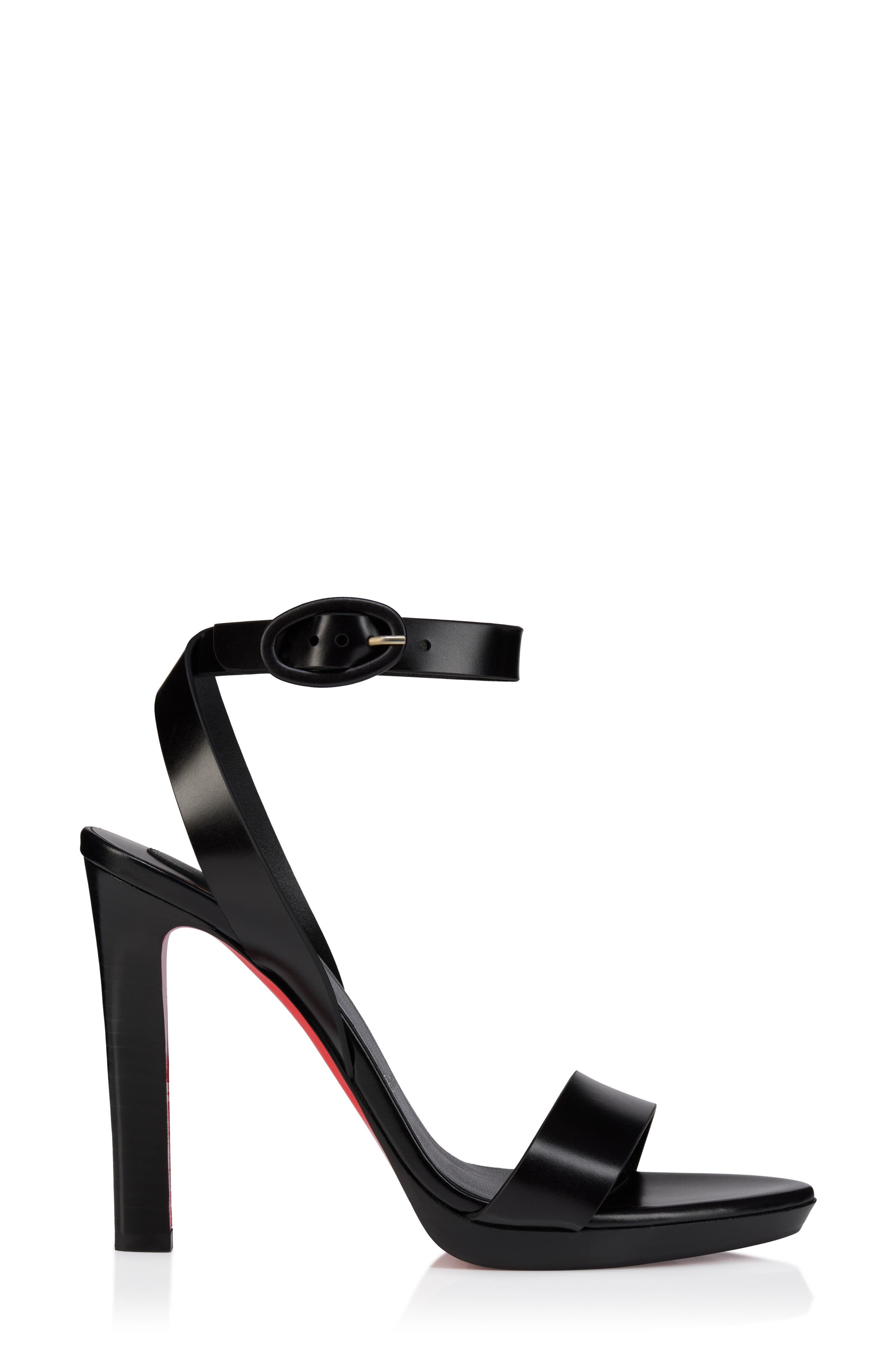 Christian Louboutin Fanny Sandal, Alternate, color, Black/ Lin Black/ Bk
