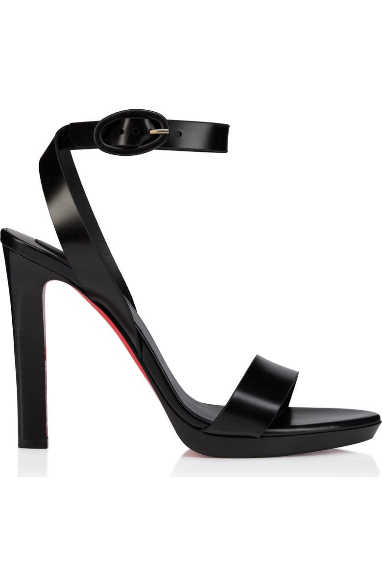 Christian Louboutin Fanny Sandal, Alternate, color, Black/ Lin Black/ Bk
