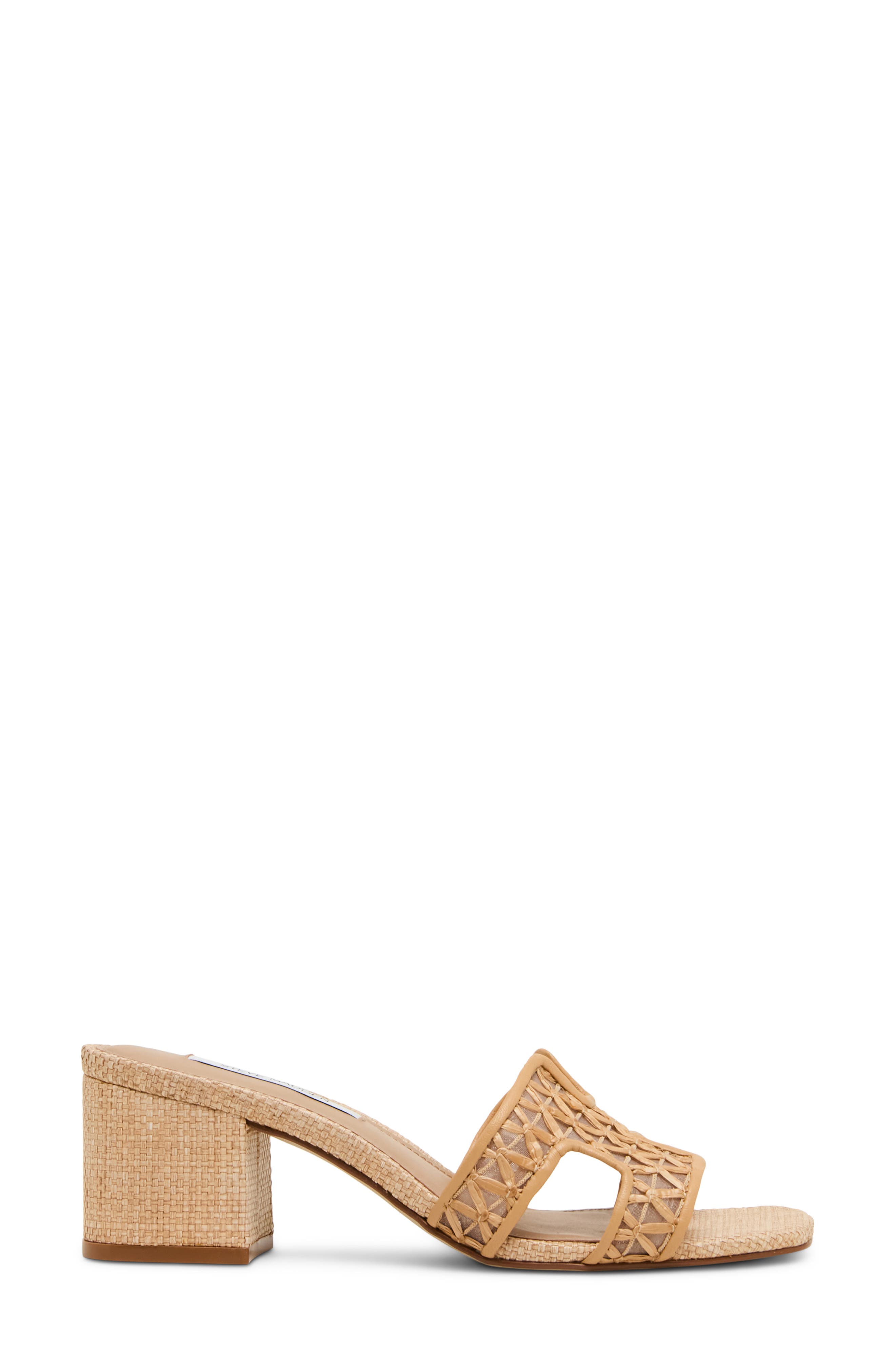 Hydie Block Heel Sandal, Alternate, color, NATURAL RAFFIA