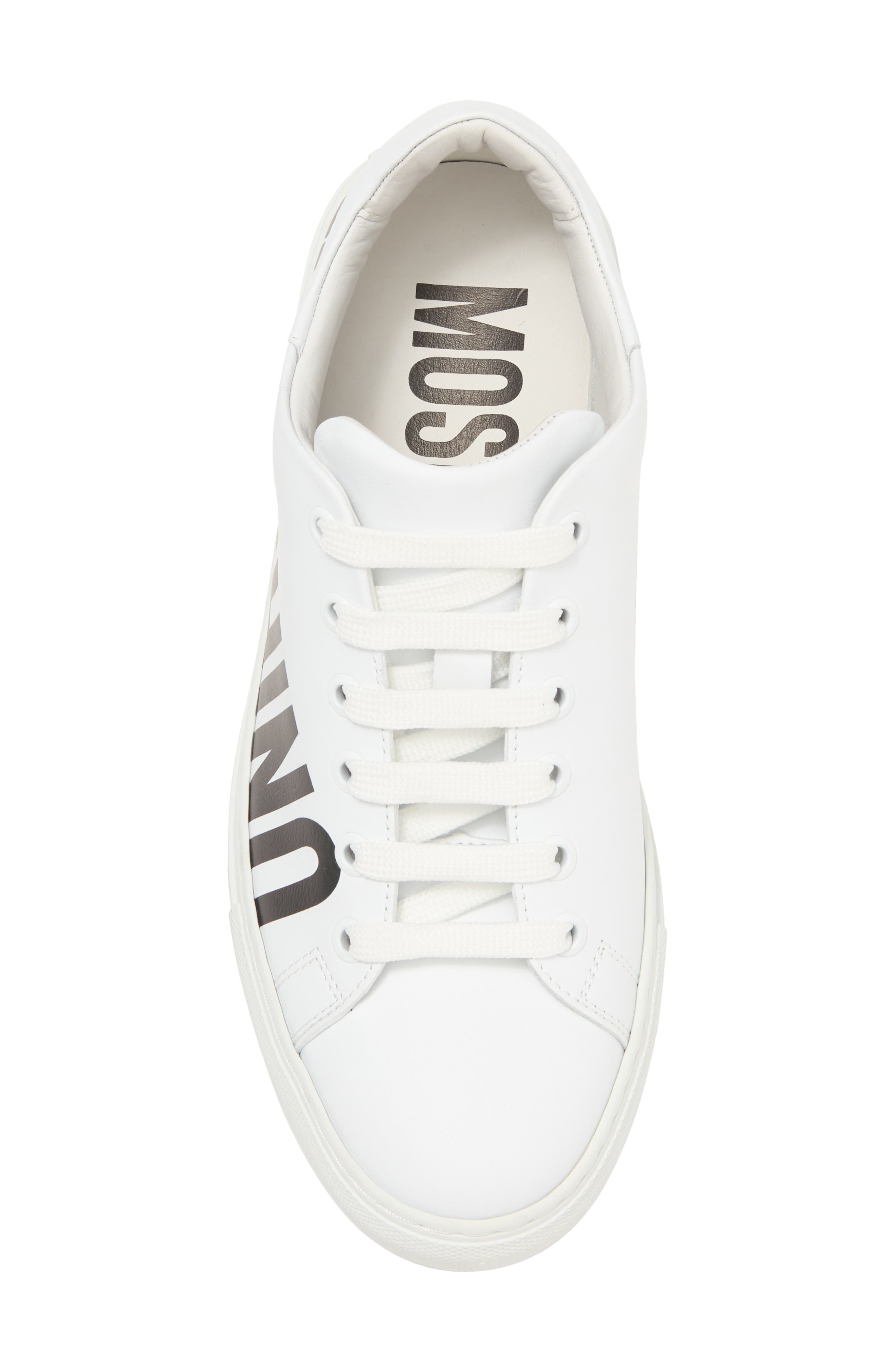 Moschino Logo Low Top Sneaker, Alternate, color, 