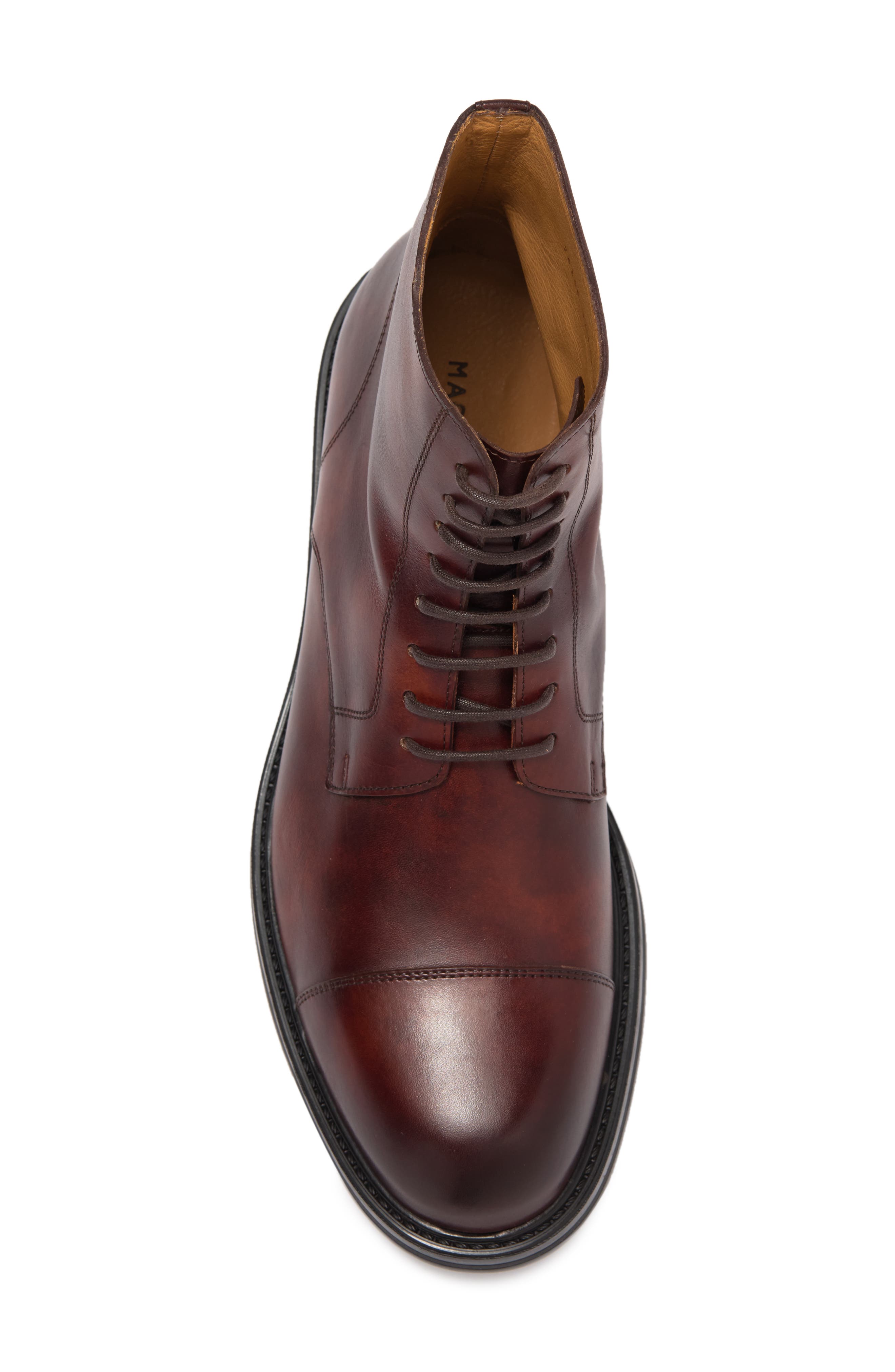 Magnanni Polar Leather Boot, Alternate, color, Tabacco