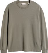 FRAME Long Sleeve Waffle Stitch T-Shirt